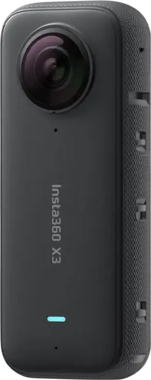 Insta360 X3 360 Action Camera, 5.7K 60fps Video, 72MP Photo, 2.29" Touchscreen, IPX8 Waterproof 10m, FlowState Stabilization, Black