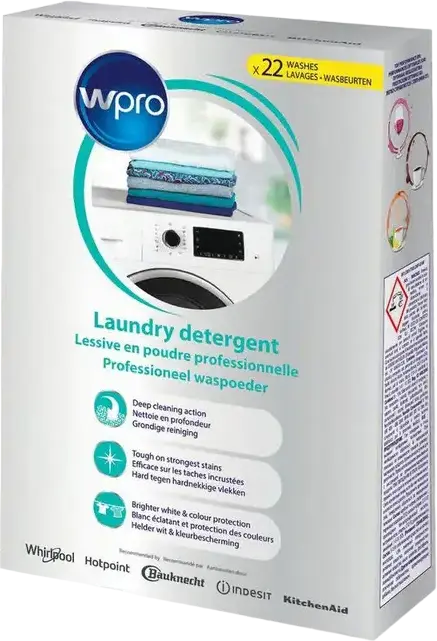 Detergent pentru mașina de spălat Whirlpool Wpro, 1.2 kg