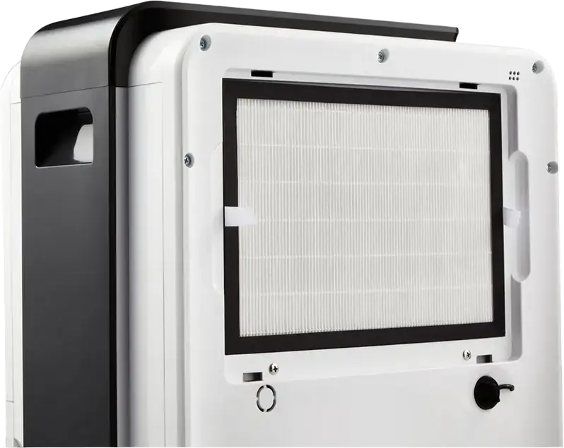 Dezumidificator Electrolux EDM-35L cu Purificator de Aer HEPA 11, Capacitate 35L/zi, Rezervor 4L, pentru pana la 90m2, Display Digital, Mod Laundry