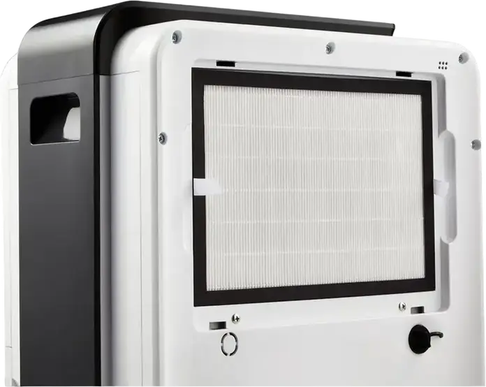 Dezumidificator Electrolux EDM-35L cu Purificator de Aer HEPA 11, Capacitate 35L/zi, Rezervor 4L, pentru pana la 90m2, Display Digital, Mod Laundry