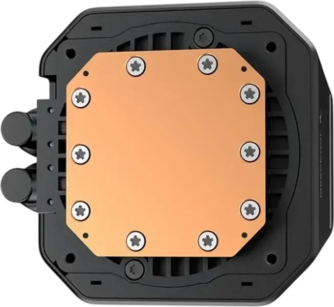 Система жидкостного охлаждения СЖО Deepcool LM240, Черный, радиатор 240мм, IPS-экран 2.4 дюйма для MP4/GIF, ARGB 6-го поколения, защита от протечек, 2 вентилятора FL12 SE