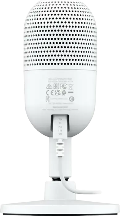 Microfon Condensator USB Razer Seiren V3 Mini, Supercardioid, 96kHz/24-bit, Senzor Tap-to-Mute, Suport Inclinabil, Alb, RZ19-05050300-R3M1