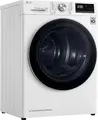 LG RH80V9AV3N Masina de Uscat Rufe cu Pompa de Calora, Capacitate 8kg, Clasa Energetica A+++, Alb cu Usa Neagra, Wi-Fi ThinQ, Condensator Auto-curatare