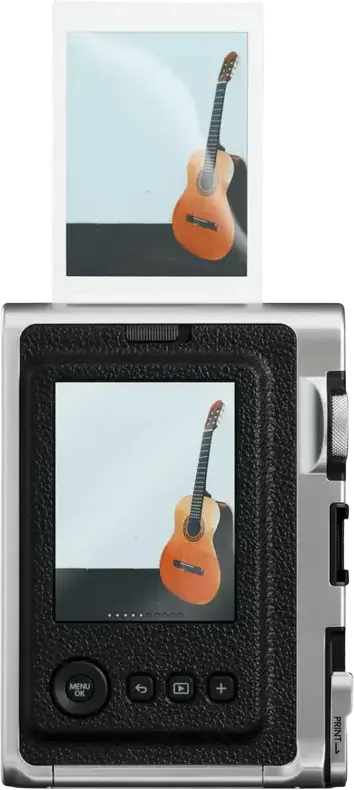 Fujifilm Instax Mini Evo Hybrid Instant Camera, 3.0-inch LCD, 100 Image Effects, Bluetooth Connectivity, CMOS Sensor, Black