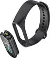 Смарт-браслет Hoco GA08, Bluetooth 5.0, IPS сенсорный экран, мониторинг пульса, давления и температуры тела, 6 спортивных режимов, черный