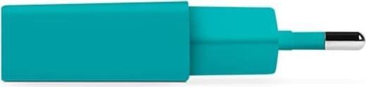 ttec Smart Travel Wall Charger Turquoise with USB to Micro USB Cable, 2.1A 10.5W Fast Charging, EU Plug, 1.2m Cable, Smart Chip Device Detection