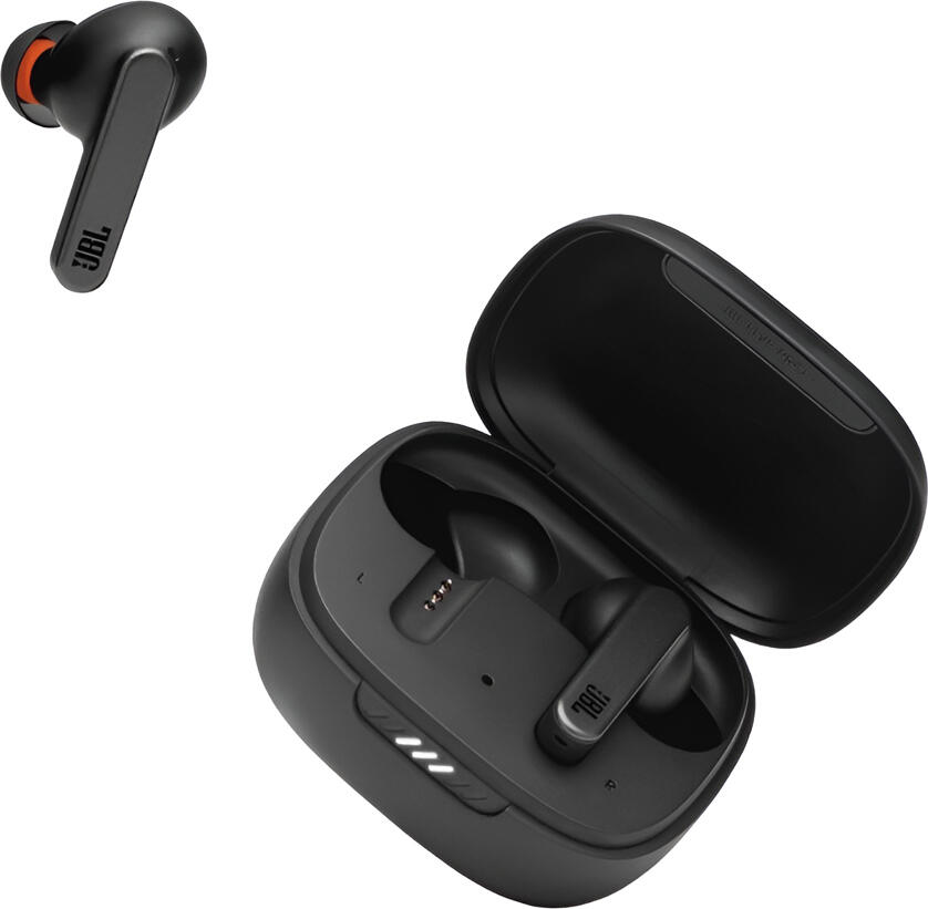 JBL Live Pro+ TWS True Wireless Earbuds - Black, with Adaptive Noise Cancelling ANC, 11mm Dynamic Drivers, IPX4 Water Resistance, Wireless Charging, 28h Battery