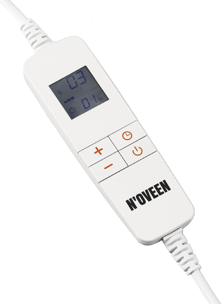 N'OVEEN EB750 Electric Heated Blanket 180x160 cm, 160W, 10 Temperature Levels, Timer 1-10h, Auto-Shutoff, Machine Washable, SMART LED Controller