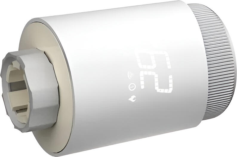 Sonoff TRVZB Zigbee 3.0 Smart Radiator Thermostat Valve, Digital Temperature Display, eWeLink App Control, Alexa & Google Assistant Compatible, White