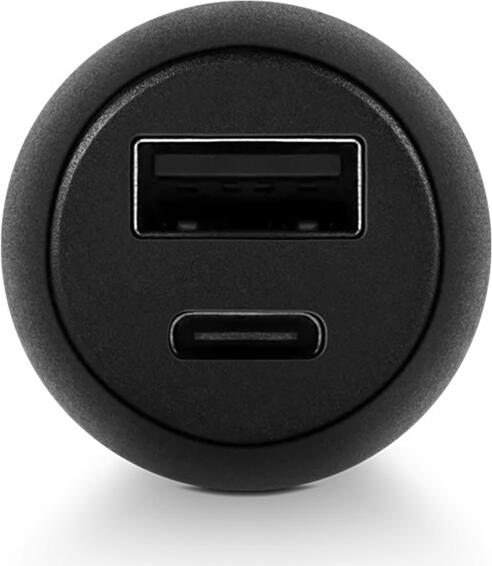 Incarcator Auto ttec Car Charger Duo Dual Port cu USB-C 30W PD si USB-A 18W QC, Adaptor Universal 12/24V pentru Smartphone-uri si Tablete, Negru