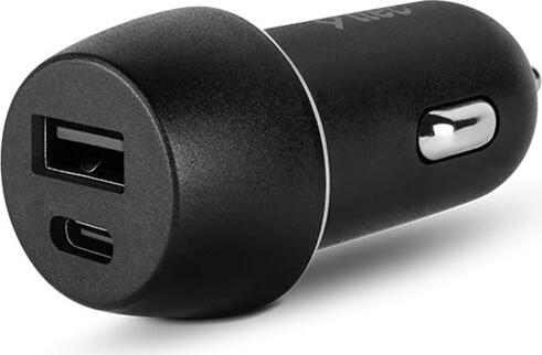 ttec Car Charger Duo Type-C+USB-A PD+QC 30W, Black