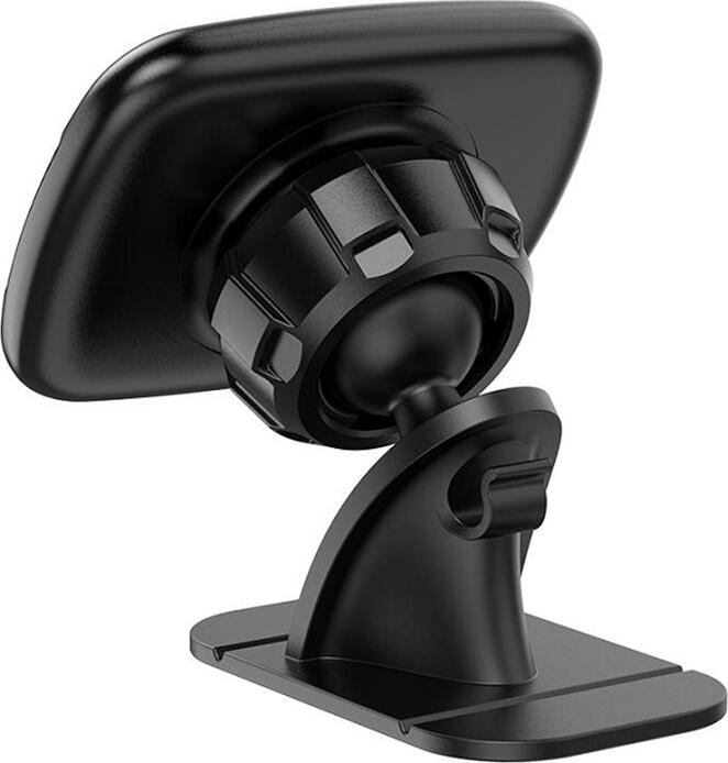 Hoco CA66 Sagittarius Magnetic Car Holder, 6 Strong Magnets, 360 Degree Rotation, Carbon Fiber Finish, Universal Dashboard and Console Mount, Black