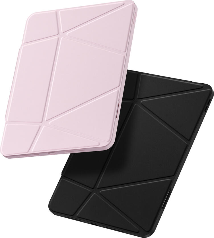 Чехол для планшета DUX DUCIS VERS для Apple iPad 10 (2022) и iPad 11 (2025), Розовый, защита корпуса 360 из PU PC TPU, плавающая подставка, слот для стилуса, Auto Sleep Wake