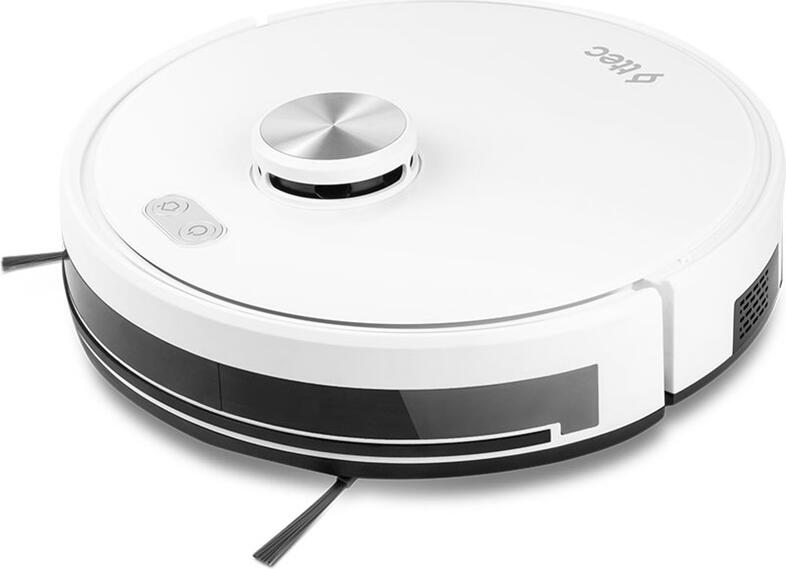 ttec Robi ProMaster+ 2RS04 Robot Vacuum Cleaner and Mop, 2700 Pa Suction, Automatic Dust Disposal Station, App Control, Dry and Wet Cleaning, White