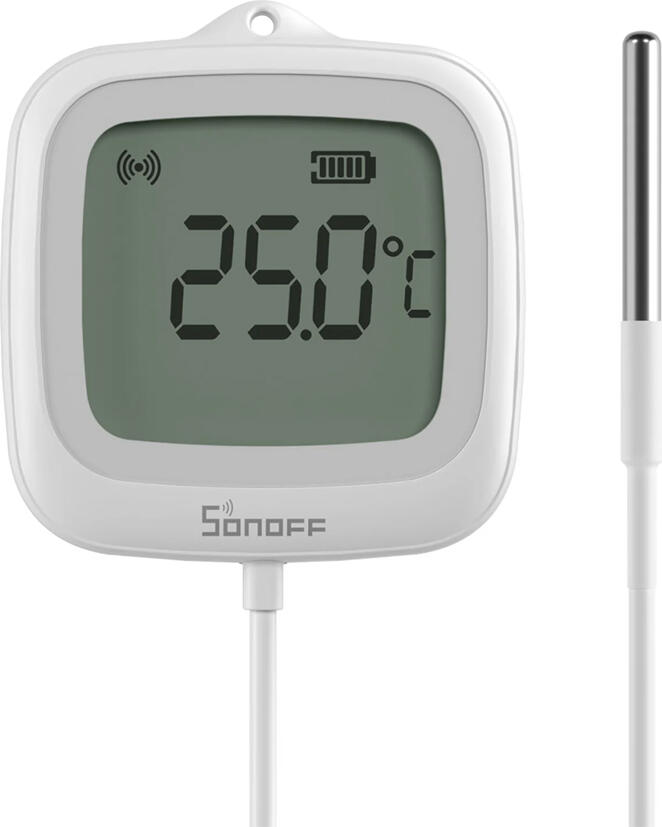 Sonoff Zigbee LCD Smart Thermometer IP65 (Probe Version) (SNZB-02LD)