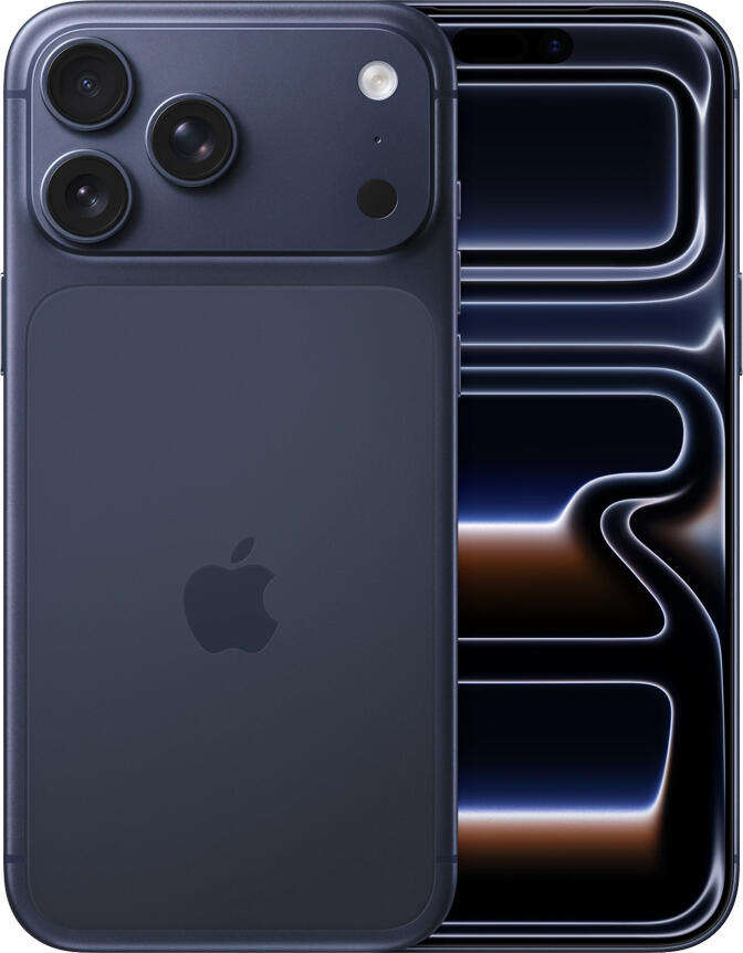 Apple iPhone 17 Pro Max 6.9" LTPO Super Retina XDR OLED 120Hz, Procesor A19 Pro, Cameră Triplă 48MP cu Zoom Optic 4x, LiDAR, iOS 26, Deep Blue