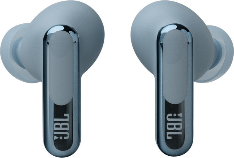 JBL Live Beam 3 True Wireless Earbuds, Blue, 10mm Dynamic Drivers, Adaptive Noise Cancelling 2.0, 48h Total Playtime, Smart Touchscreen Case, IP55
