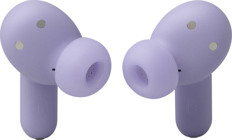 Беспроводные наушники JBL Live Beam 3 TWS, цвет фиолетовый, динамические драйверы 10мм, адаптивное шумоподавление 2.0, до 48ч работы, смарт-кейс с сенсорным экраном, IP55