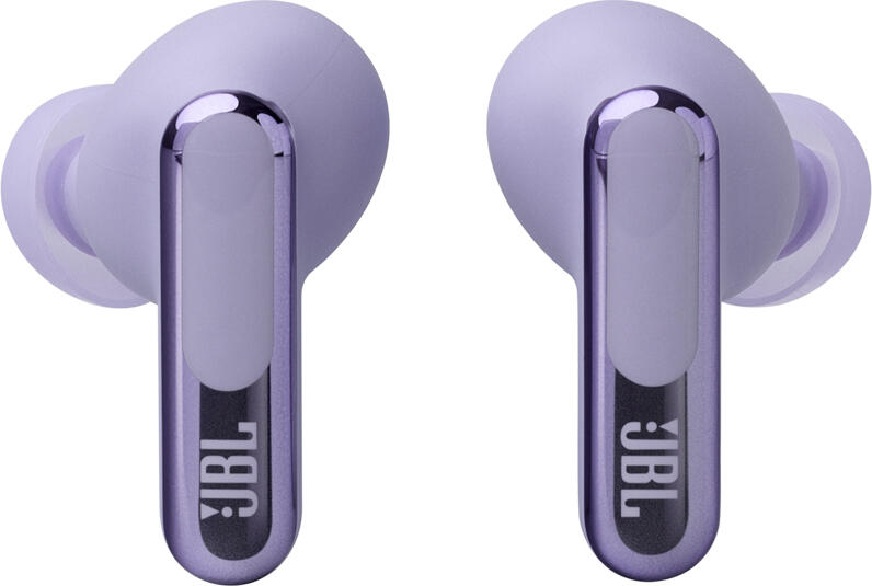 Беспроводные наушники JBL Live Beam 3 TWS, цвет фиолетовый, динамические драйверы 10мм, адаптивное шумоподавление 2.0, до 48ч работы, смарт-кейс с сенсорным экраном, IP55