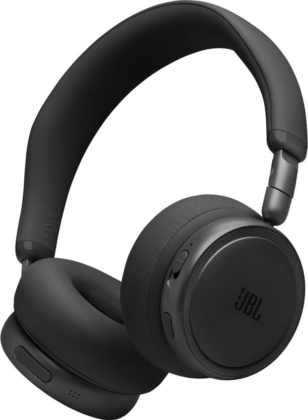 JBL Live 680NC Wireless On-Ear Headphones - Black, with Adaptive Noise Cancelling, 65h Battery, LDAC, Spatial Sound, Bluetooth 6.0, Foldable Design