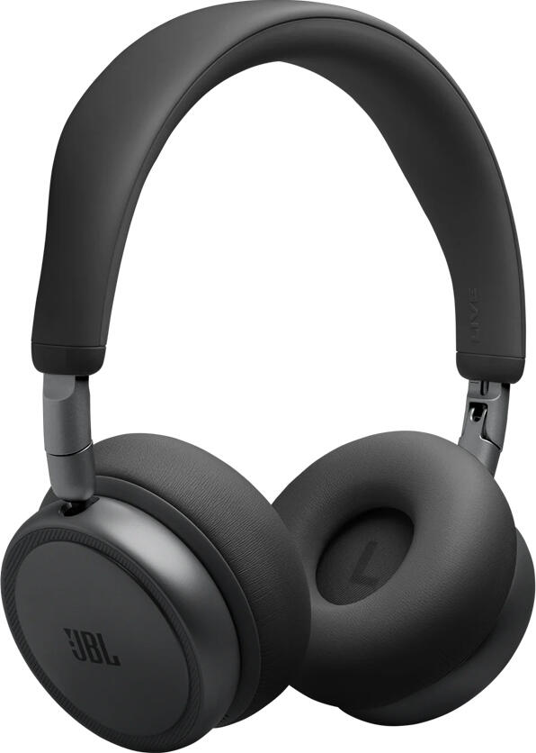 JBL Live 680NC Wireless On-Ear Headphones - Black, with Adaptive Noise Cancelling, 65h Battery, LDAC, Spatial Sound, Bluetooth 6.0, Foldable Design