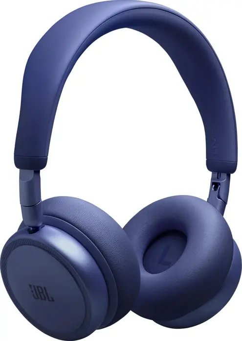 JBL Live 680NC Wireless On-Ear Headphones - Blue, with Adaptive Noise Cancelling, 65h Battery, LDAC, Spatial Sound, Bluetooth 6.0, Foldable Design