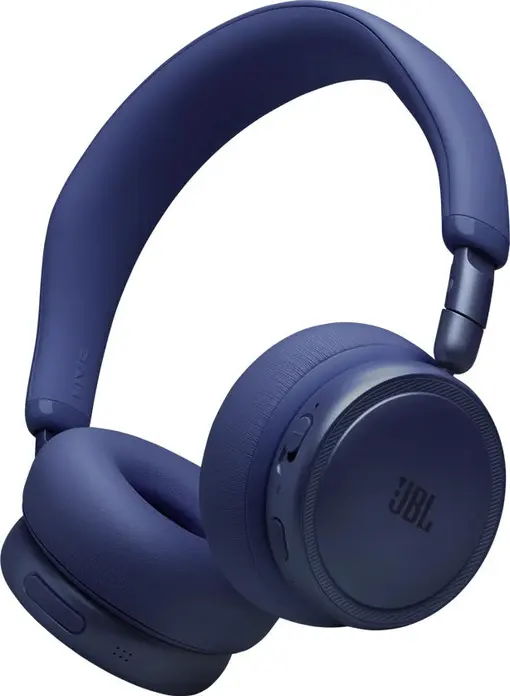 JBL Live 680NC Wireless On-Ear Headphones - Blue, with Adaptive Noise Cancelling, 65h Battery, LDAC, Spatial Sound, Bluetooth 6.0, Foldable Design