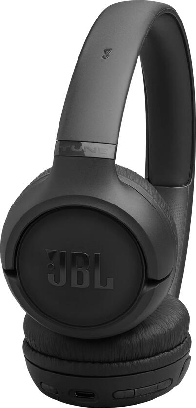 Беспроводные накладные наушники JBL Tune 530BT, Pure Bass Sound, Bluetooth 6.0, до 76 часов работы, Multipoint, складная конструкция, Цвет: черный