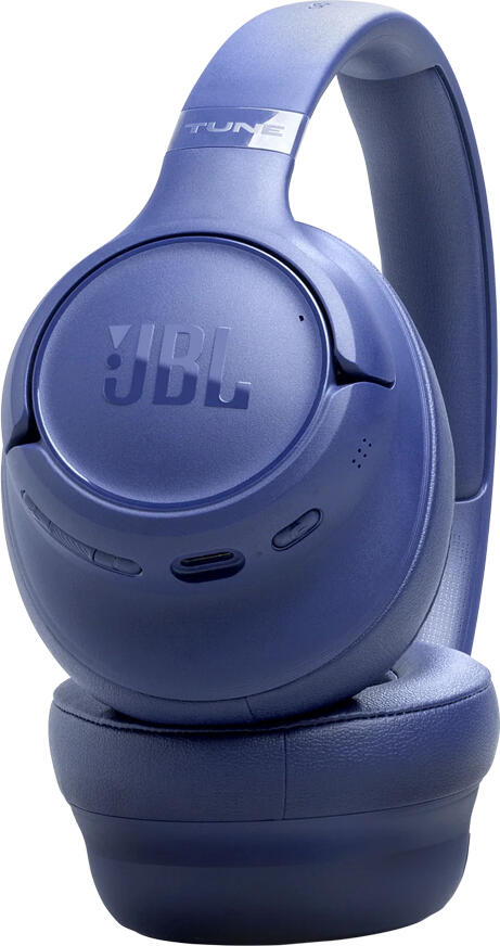 Casca Wireless Over-Ear JBL Tune 730BT, Albastru, Sunet Pure Bass, Difuzoare 40mm, Baterie 76h, Conectivitate Multipoint, Incarcare Rapida USB-C, Pliabila