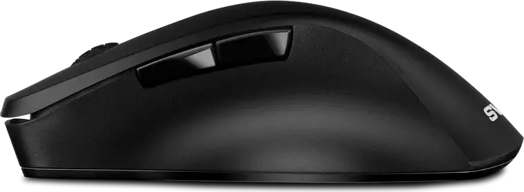Set Tastatura si Mouse Wireless SVEN KB-C3500W, Receptor Nano USB 2.4 GHz, Tastatura cu Membrana Ergonomica si Taste Multimedia, Mouse Optic 1600 DPI, Negru