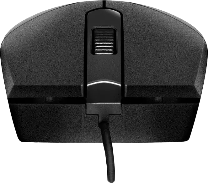 SVEN RX-30 Wired Optical Mouse, 1000 DPI, 3 Buttons, Symmetrical Design, USB Interface, 2m Cable, ABS Plastic, Black