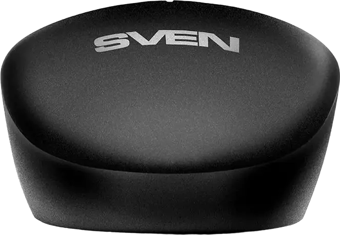 SVEN RX-30 Wired Optical Mouse, 1000 DPI, 3 Buttons, Symmetrical Design, USB Interface, 2m Cable, ABS Plastic, Black