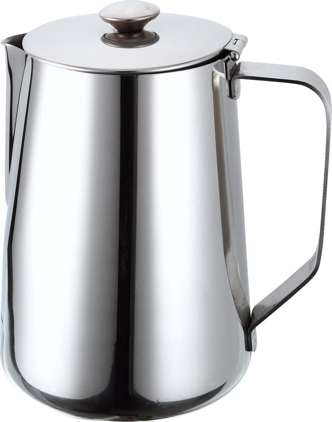 PULSIVA LUSINI Solutions GmbH Tea/coffee pot Sacra Tee-/Kaffeekanne Sacra Tea/coffee pot Sacra; 1500 ml, 12x17.5 cm (ØxH); silver Tee-/Kaffeekanne Sacra; 1500 ml, 12x17.5 cm (ØxH); silber Stainless steel tea/coffee pot. Seamlessly made from one piece. suitable for dishwasher. Tee-/Kaffeekanne aus Edelstahl, rostfrei. Nahtlos aus einem Stück gefertigt. Spülmaschinengeeignet.