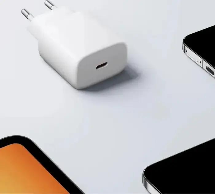Adaptor Alimentare Xiaomi BHR08M8EU 20W Fast Charging, Incarcator Priza USB Type-C PD Quick Charge, Priza EU, Alb Plastic ABS