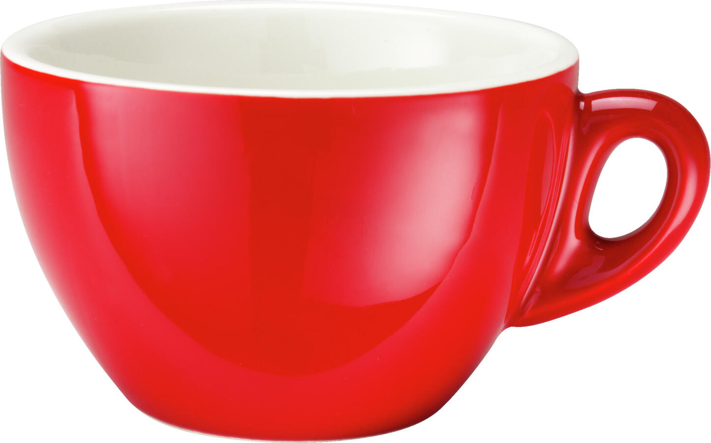 PULSIVA LUSINI Solutions GmbH Milk coffee cup Joy 2.0 Milchkaffeetasse Joy 2.0 Milk coffee cup Joy 2.0; 300 ml, 10.5x6.7 cm (ØxH); red; round; 6 piece / pack Milchkaffeetasse Joy 2.0; 300 ml, 10.5x6.7 cm (ØxH); rot; rund; 6 Stück / Pack Milk coffee cup made of colored or white porcelain. White inside. Sturdy design. Dishwasher safe and microwaveable. Milchkaffee-Obertasse aus farbigem oder weißem Porzellan. Innenseite weiß. Stabile Ausführung. Spülmaschinenfest und mikrowellengeeignet.
