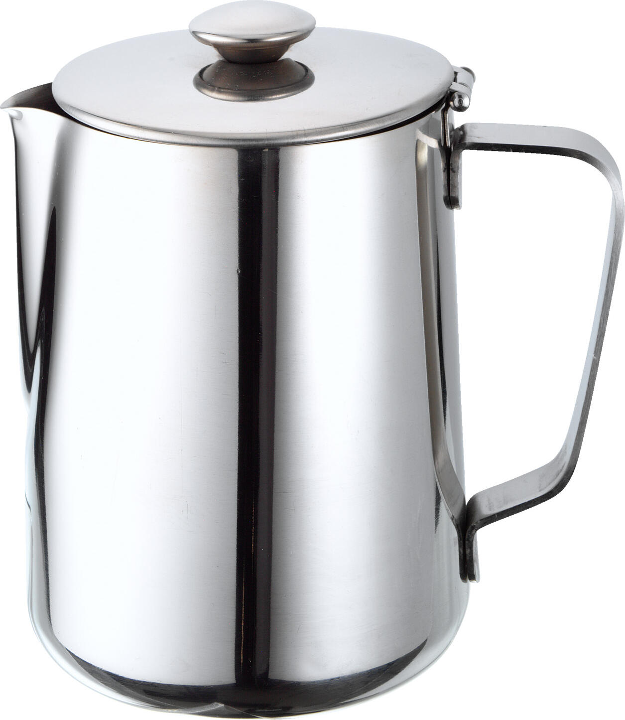 PULSIVA LUSINI Solutions GmbH Tea/coffee pot Sacra Tee-/Kaffeekanne Sacra Tea/coffee pot Sacra; 850 ml, 10.2x14.6 cm (ØxH); silver Tee-/Kaffeekanne Sacra; 850 ml, 10.2x14.6 cm (ØxH); silber Stainless steel tea/coffee pot. Seamlessly made from one piece. suitable for dishwasher. Tee-/Kaffeekanne aus Edelstahl, rostfrei. Nahtlos aus einem Stück gefertigt. Spülmaschinengeeignet.