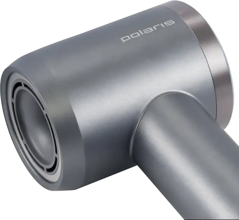Uscător de păr Polaris PHD 1110, Motor Digital Brushless 1600W 115,000 rpm, 4 Moduri Temperatură și 2 Fluxuri de Aer, Ionizare, Negru Grafit
