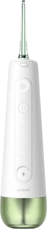 Портативный ирригатор для полости рта Oclean W10, 5 режимов интенсивности, 1400 пульсаций/мин, аккумулятор на 30 дней, 2 насадки, встроенный резервуар