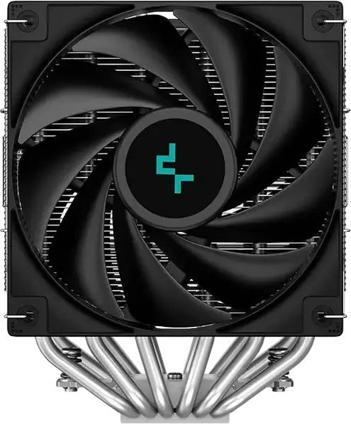 Cooler CPU Deepcool AG620 Dual-Tower, TDP 260W, 6 heatpipe-uri de cupru, 2 ventilatoare PWM de 120mm, Compatibil Intel LGA1851/1700/1200/2066/2011 si AMD AM5/AM4
