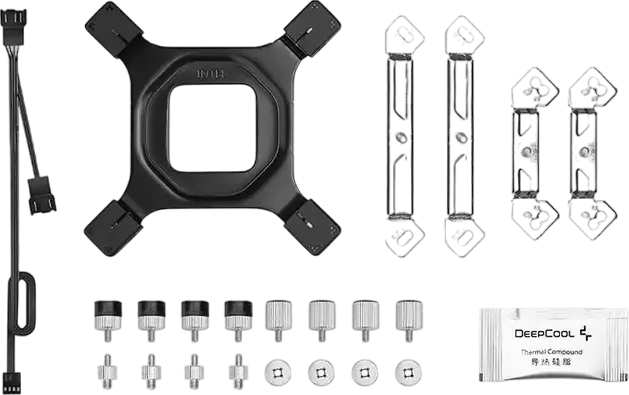 Cooler CPU Deepcool AG620 Dual-Tower, TDP 260W, 6 heatpipe-uri de cupru, 2 ventilatoare PWM de 120mm, Compatibil Intel LGA1851/1700/1200/2066/2011 si AMD AM5/AM4