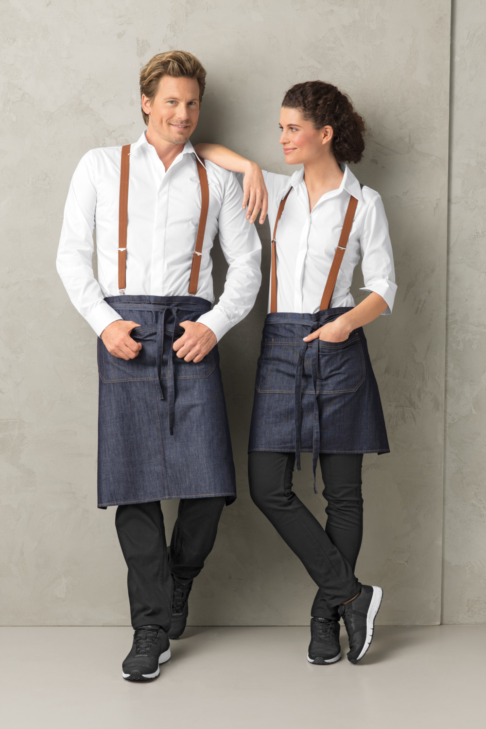 Jobeline Braces herringbone Y-shaped Suspenders with Metal Clips, Polyester-Spandex Blend, Universal Size, 120 cm Length, 2.5 cm Width