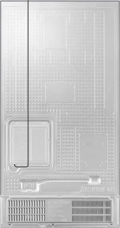 Samsung RS57DG400EM9EO Side-by-Side Refrigerator, 583L Net Volume, No Frost, Digital Inverter Compressor, AI Energy Mode, SmartThings Wi-Fi, Silver