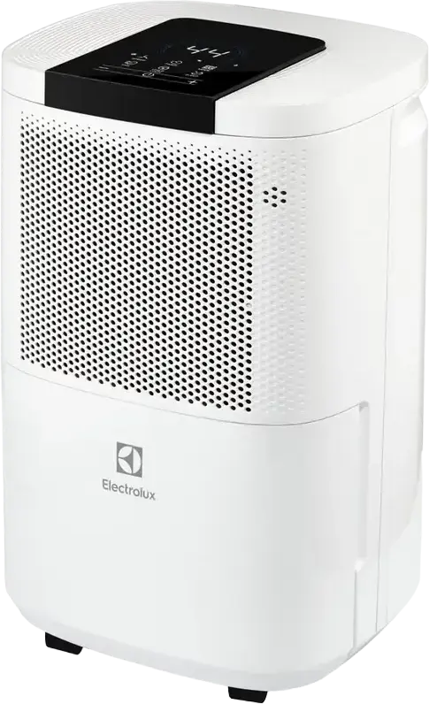 Electrolux EDH-12L Dehumidifier, 15 m2 Coverage, Digital LED Display, Electronic Sensor Control, On/Off Timer, Air Filter, White, 46x28x24 cm