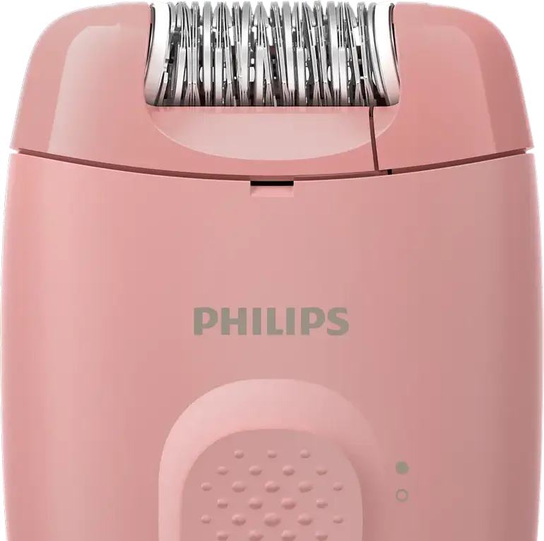 Эпилятор Philips BRE227/00 Series 2000 для тела и ног, сетевой, 20 пинцетов, моющаяся головка с массажным колпачком, розовый