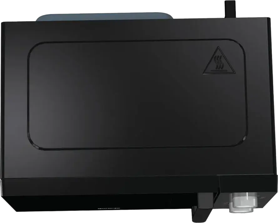 Gorenje MO17E1W Solo Microwave Oven, 17L Capacity, 700W Power, 5 Power Levels, Mechanical Control, EasyClean Enamel Interior, Black