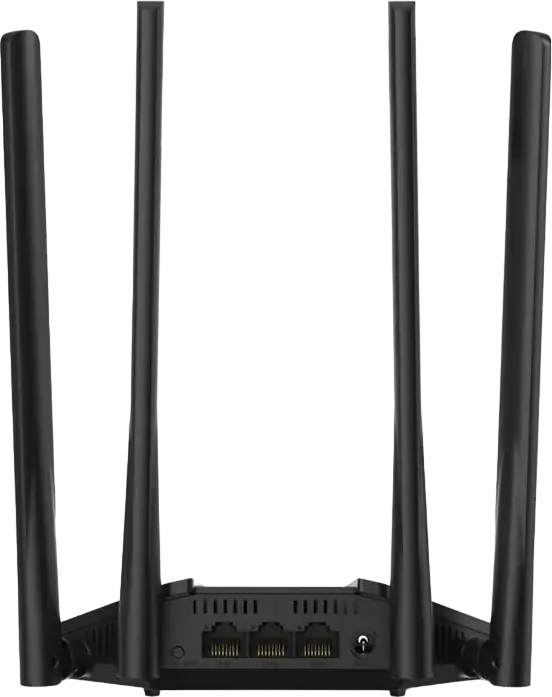 Mercusys MR30G AC1200 Wireless Dual Band Gigabit Router, MU-MIMO, Beamforming, 4 High-Gain Antennas, EasyMesh Compatible, IPv6, Black
