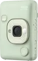 Fujifilm Instax Mini LiPlay Hybrid Instant Camera and Smartphone Printer, 2.7-inch LCD, CMOS Sensor, Micro SD Slot, Sound Recording, Matcha Green