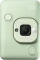 Fujifilm Instax Mini LiPlay Hybrid Instant Camera and Smartphone Printer, 2.7-inch LCD, CMOS Sensor, Micro SD Slot, Sound Recording, Matcha Green