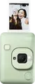 Fujifilm Instax Mini LiPlay Hybrid Instant Camera and Smartphone Printer, 2.7-inch LCD, CMOS Sensor, Micro SD Slot, Sound Recording, Matcha Green