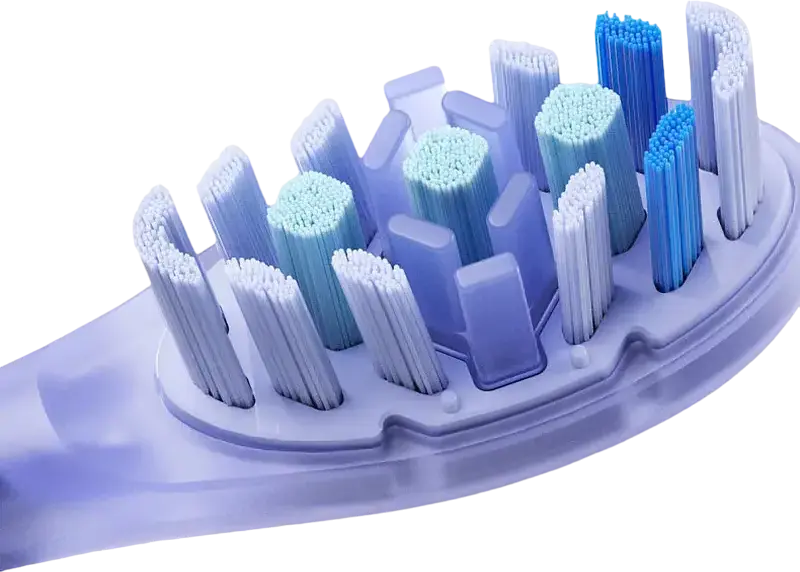 Capuri de schimb peruta electrica Oclean Ultra White UW02 B02, peri DuPont, design de 5 grade pentru linia gingivala, compatibile cu seria Oclean Ultra